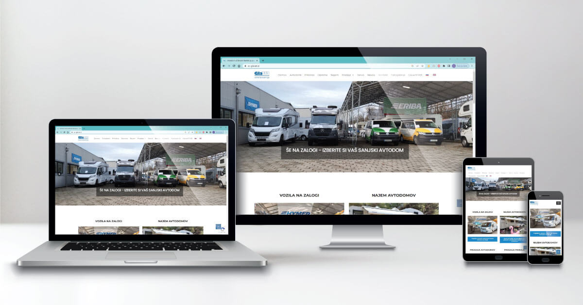 AC Glavan - spletna stran prilagojena za pametne naprave