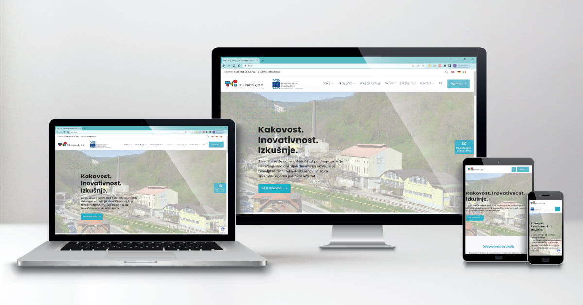 TKI - spletna stran prilagojena za pametne naprave